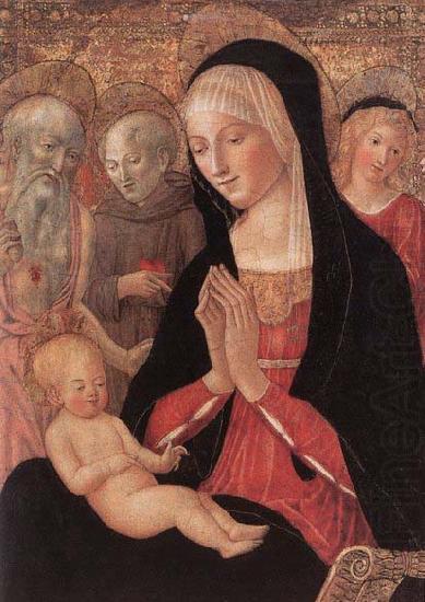 Francesco di Giorgio Martini Madonna and Child with Saints and Angels china oil painting image